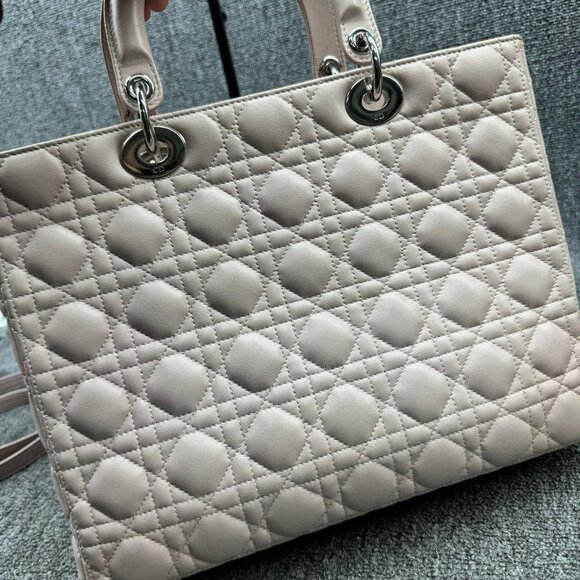 DIOR Lady Dior Large Leather Satchel Bag ccofb1250-102525 - Picture 4 of 16